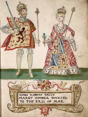 Robert Ier d'Écosse et Isabelle de Mar